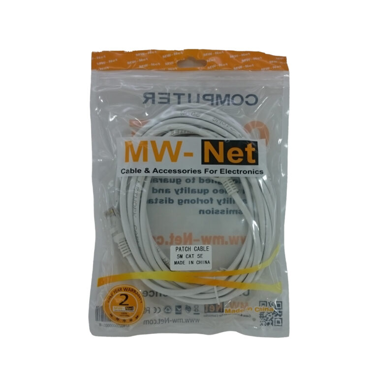 کابل شبکه CAT5E MW-Net به طول 5 متر
