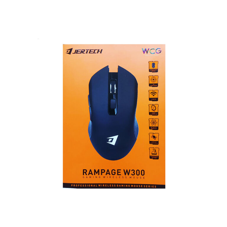 ماوس گیمینگ بی سیم جرتک مدل RAMPAGE W300
